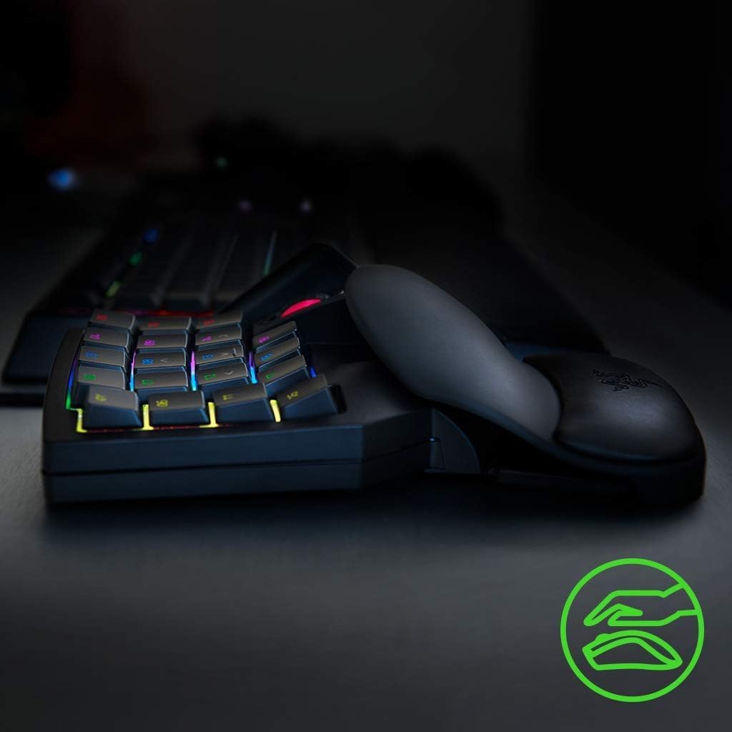 Razer Tartarus V2 Gaming Keypad: Mecha Membrane Key Switches - One Handed Keyboard - 32 Programmable Keys - Customizable Chroma RGB Lighting - Programmable Macros - Snap Tap - Black (Renewed)