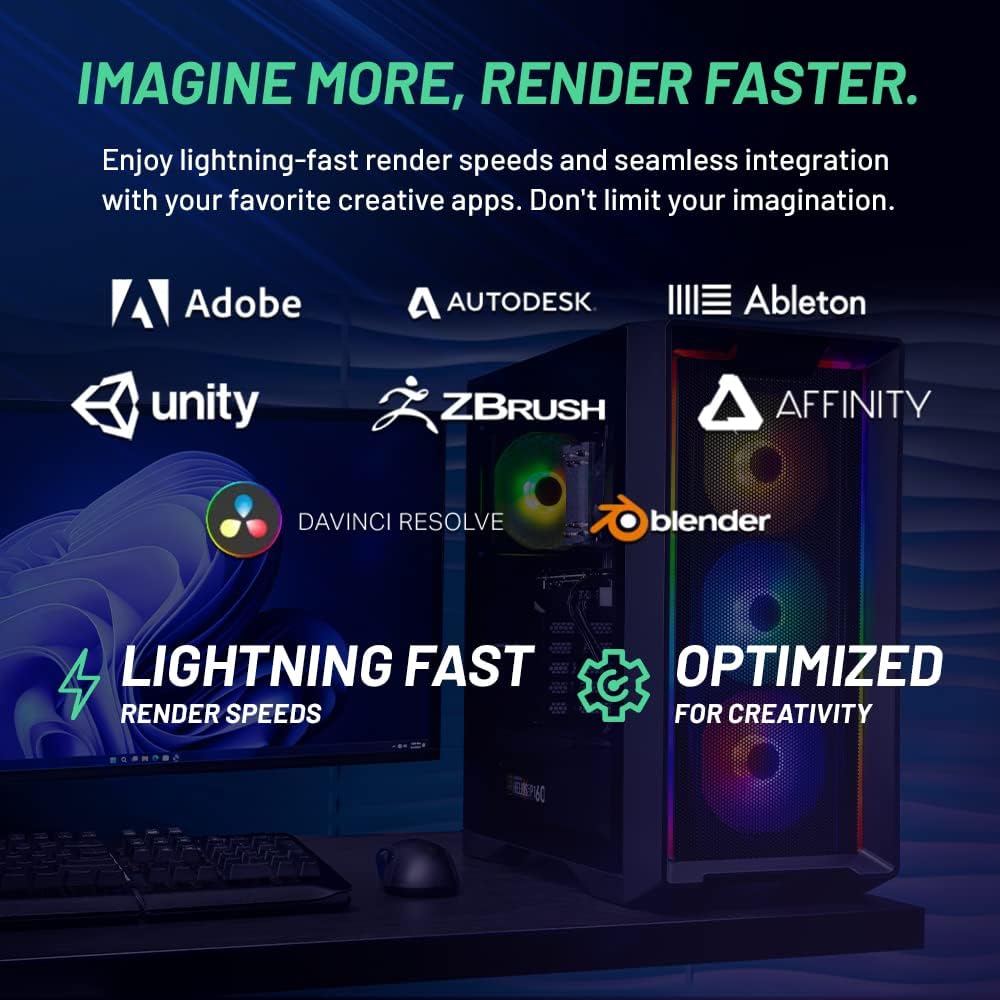 Gaming PC Desktop, Ryzen 5 5600 NVIDIA RTX 3050