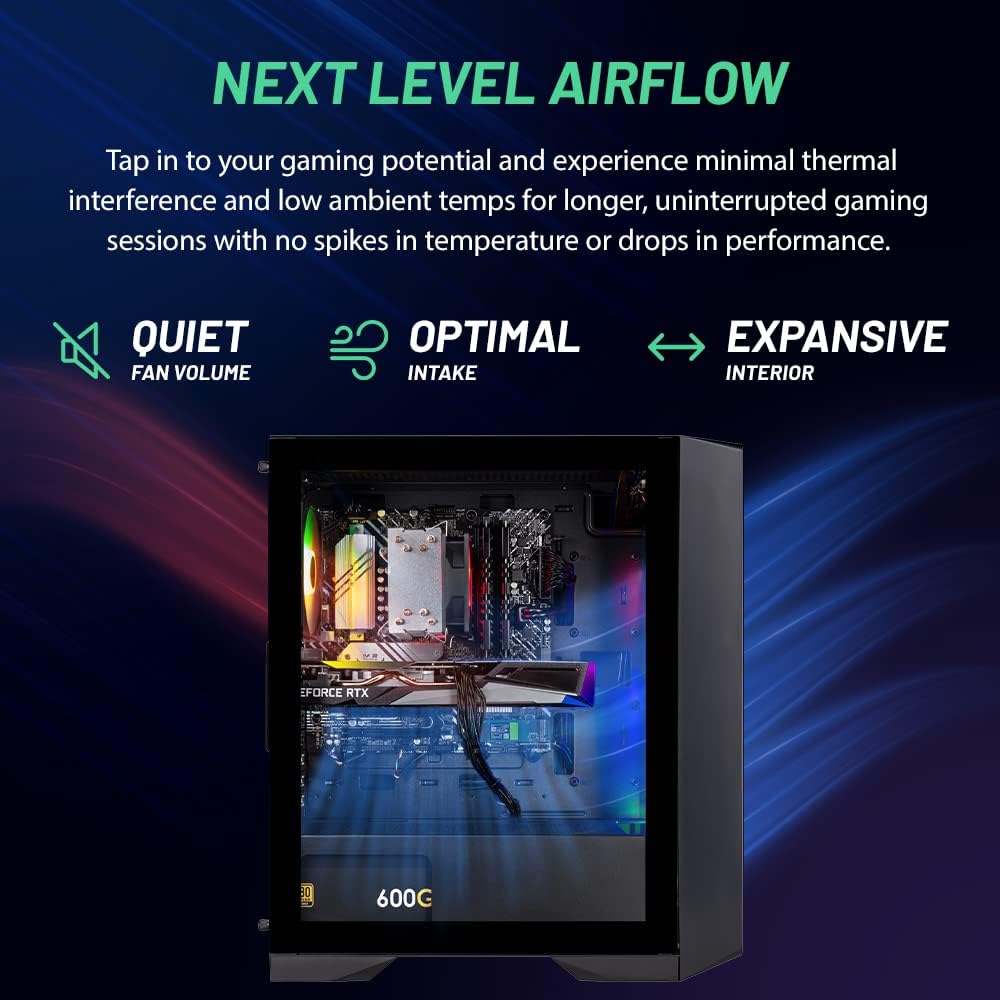 Gaming PC Desktop, Ryzen 5 5600 NVIDIA RTX 3050