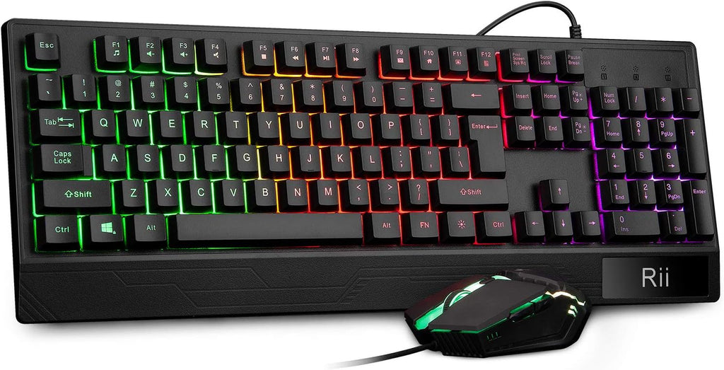 Gaming Keyboard and Mouse Combo RGB Wired