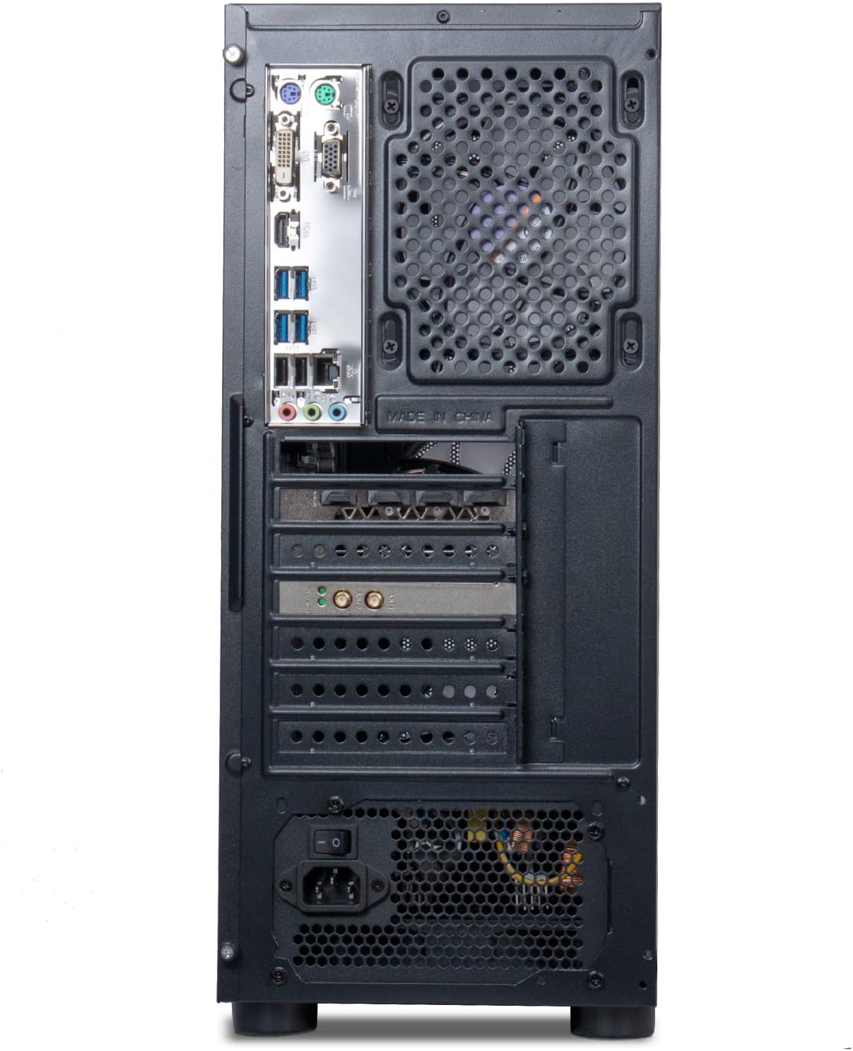 MXZ Gaming PC Desktop Computer, AMD Ryzen 5 5600X, RTX 4070, 16GB DDR4, NVME 1 T SSD, 6RGB Fans, Win 11 Pro Ready, Gamer Desktop Computer(R5 5600X| RTX4070)