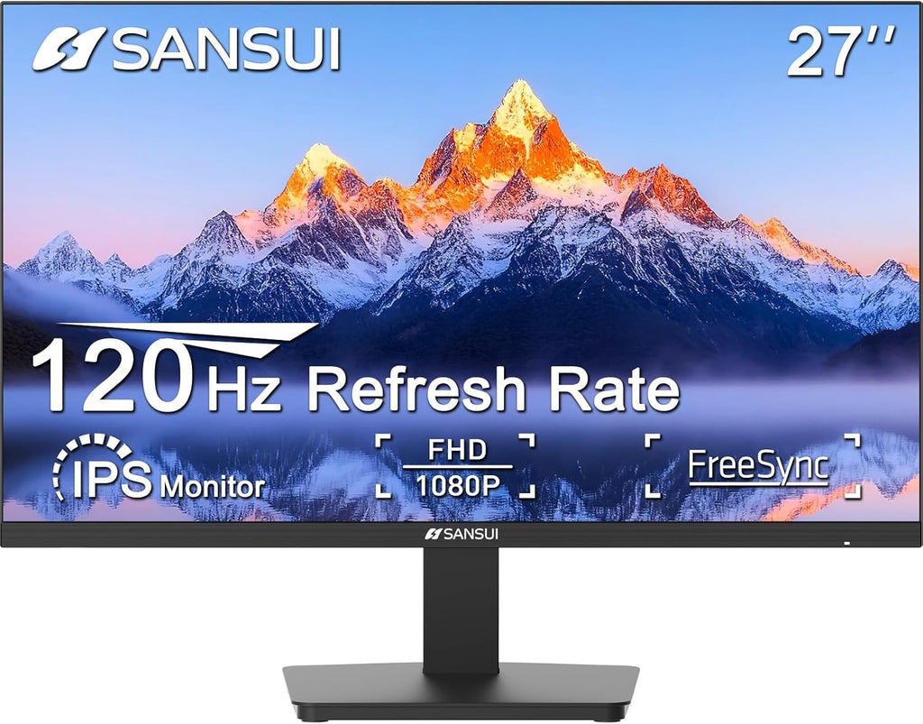 27 Inch Gaming Monitor, IPS 120Hz Full HD 1920 x 1080P