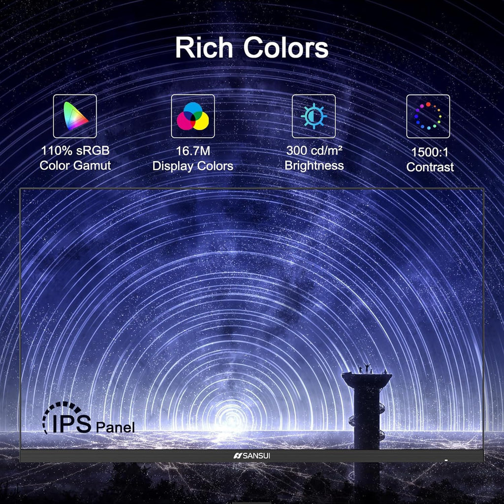 27 Inch Gaming Monitor, IPS 120Hz Full HD 1920 x 1080P