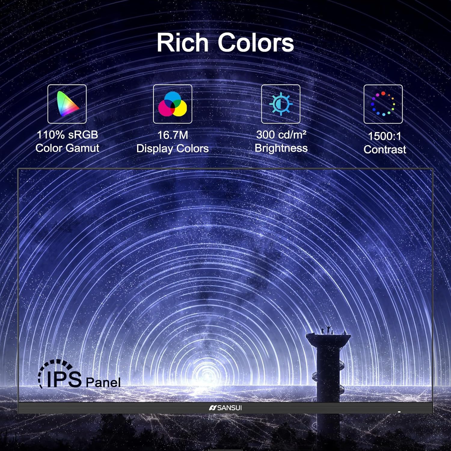 27 Inch Gaming Monitor, IPS 120Hz Full HD 1920 x 1080P