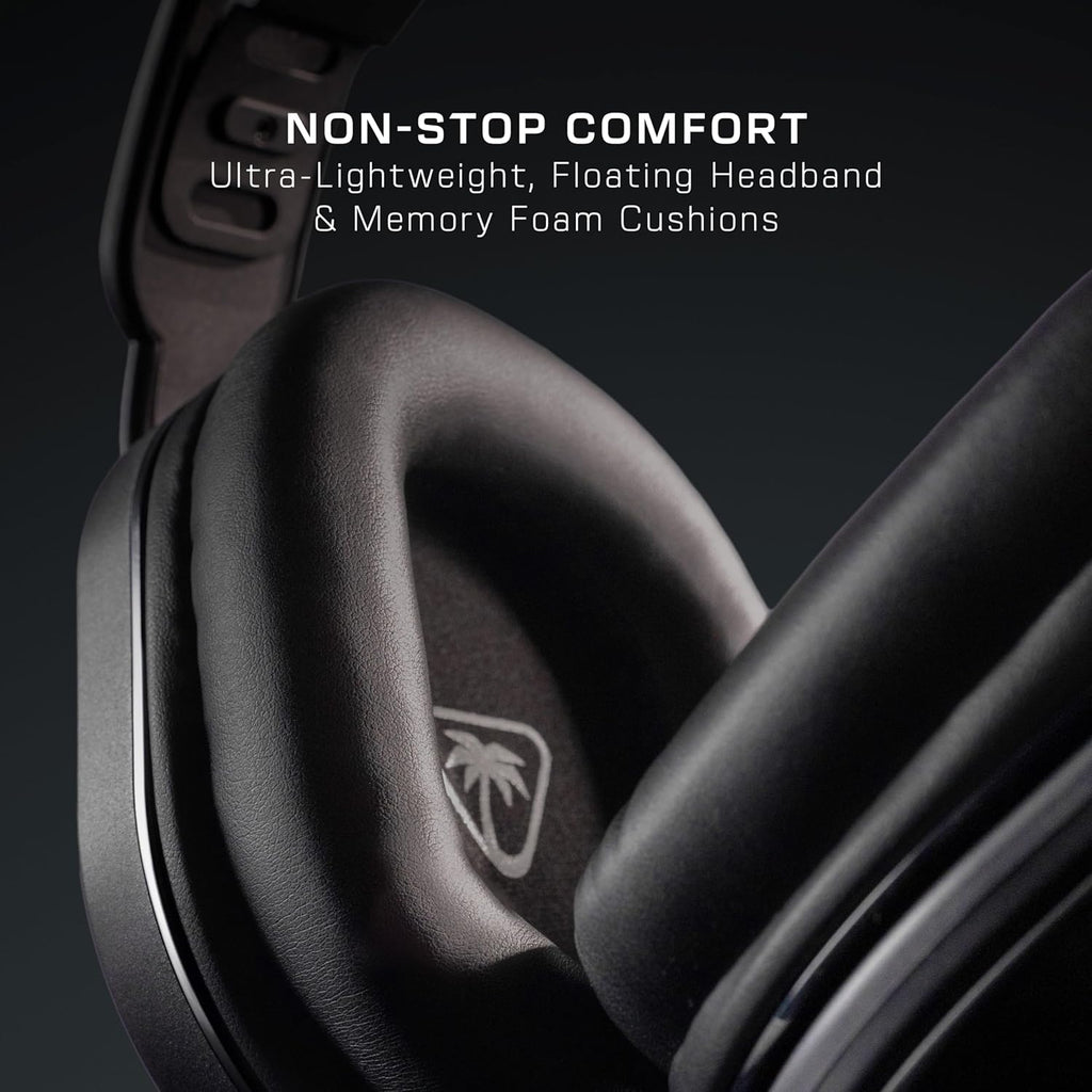 Turtle Beach Stealth 500 Wireless Amplified Gaming Headset for PS5, PS4, PC, & Mobile – 40-Hr Battery, Bluetooth, Memory Foam Cushions, Flip-to-Mute Mic, EQ Presets, Companion App – Black