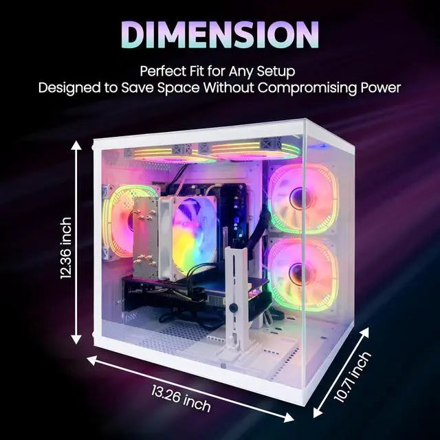 Suevery Gaming PC: Ryzen 5 5600, RX 6500 XT, 16GB, 1TB SSD