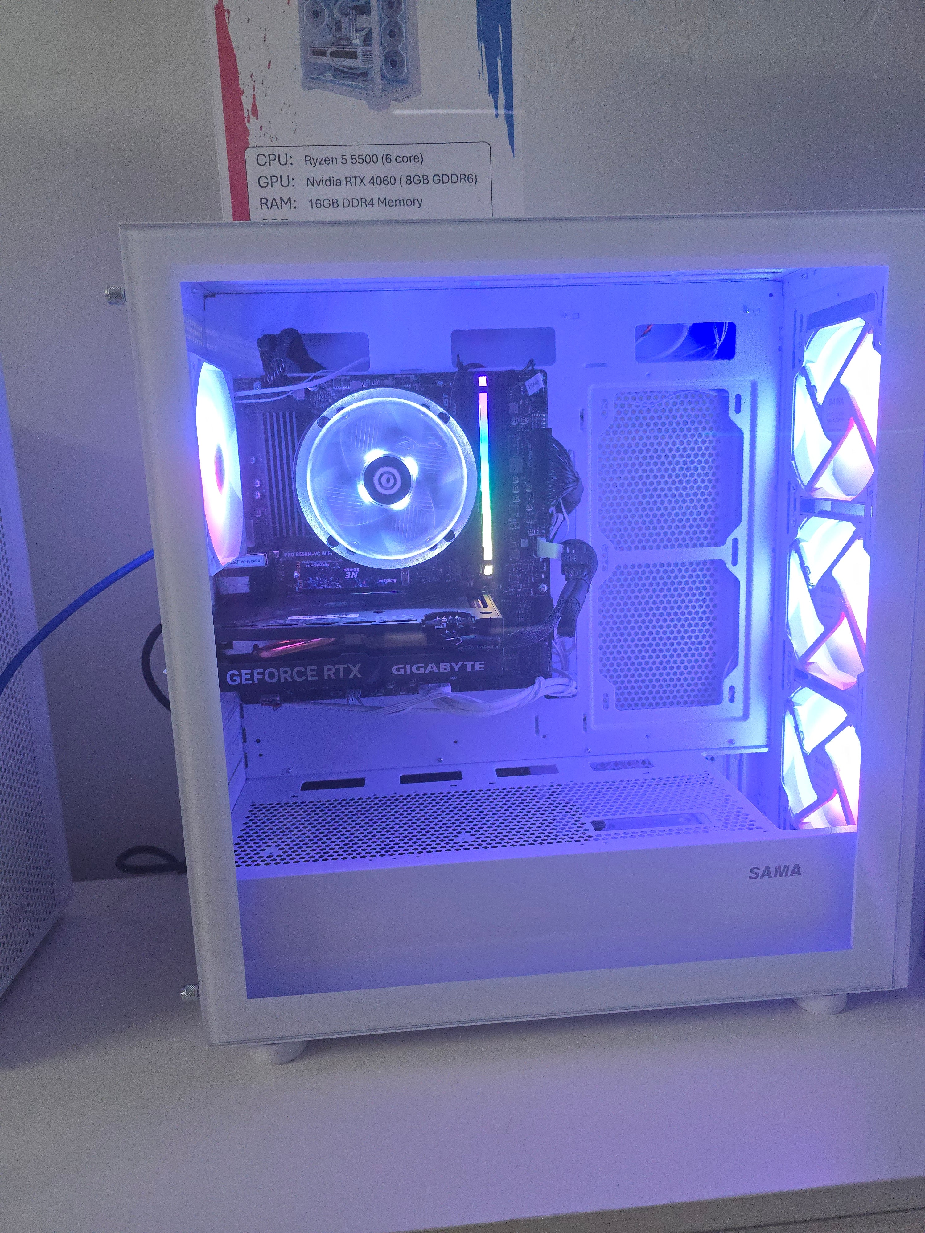 Gaming PC with Ryzen 5 and 4060