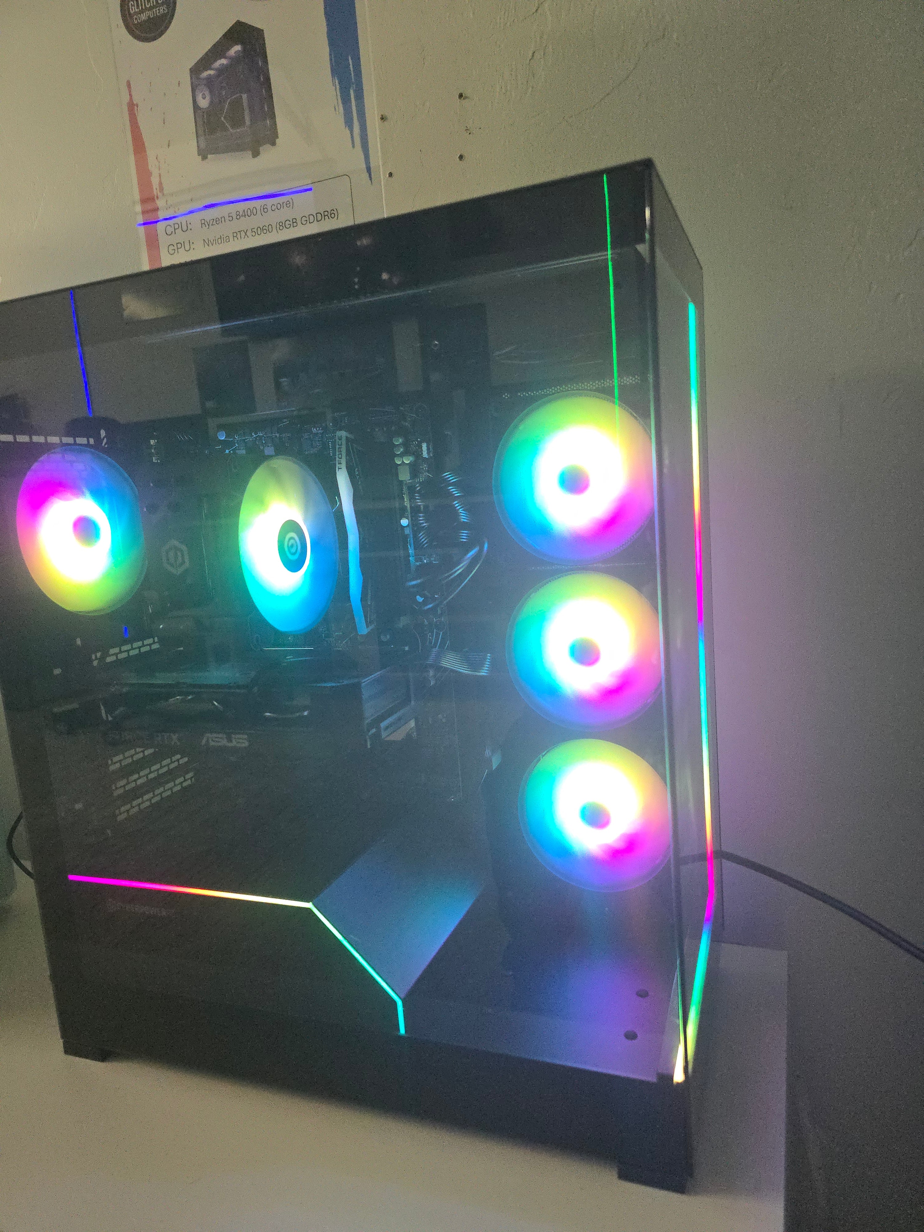 Gaming PC with Ryzen 5 and 5060